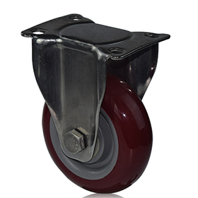 4寸不銹鋼PU定向輪